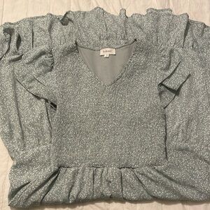 Pretty light sage green dress